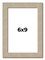 6x9 Thin Barnwood Picture Frame with UV-Resistant Acrylic & Acid Free Backing, Available in 2 Paint Finishes - Grey and Black